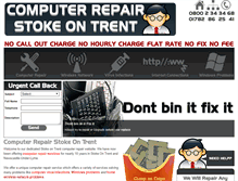 Tablet Screenshot of computer-repair-stokeontrent.co.uk